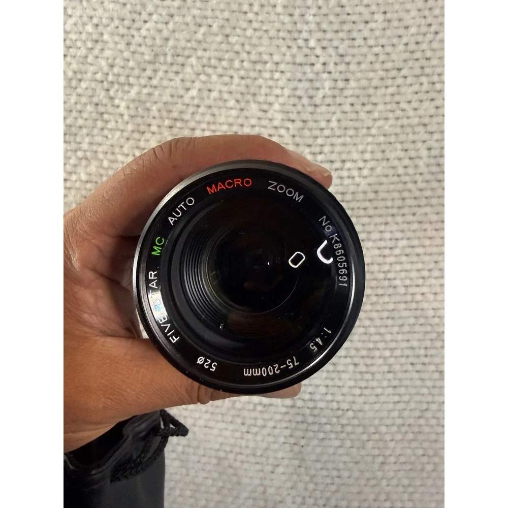 Toyo Optics Five Star MC Auto Macro Zoom 75-200mm f4.5 Lens Minolta MD Mount